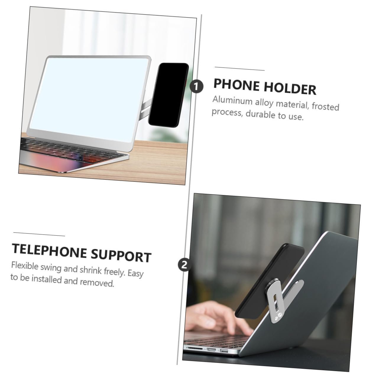 Магнітний Тримач для Телефону Coheali Алюмінієвий Сплав Складний Легкий, фото №8