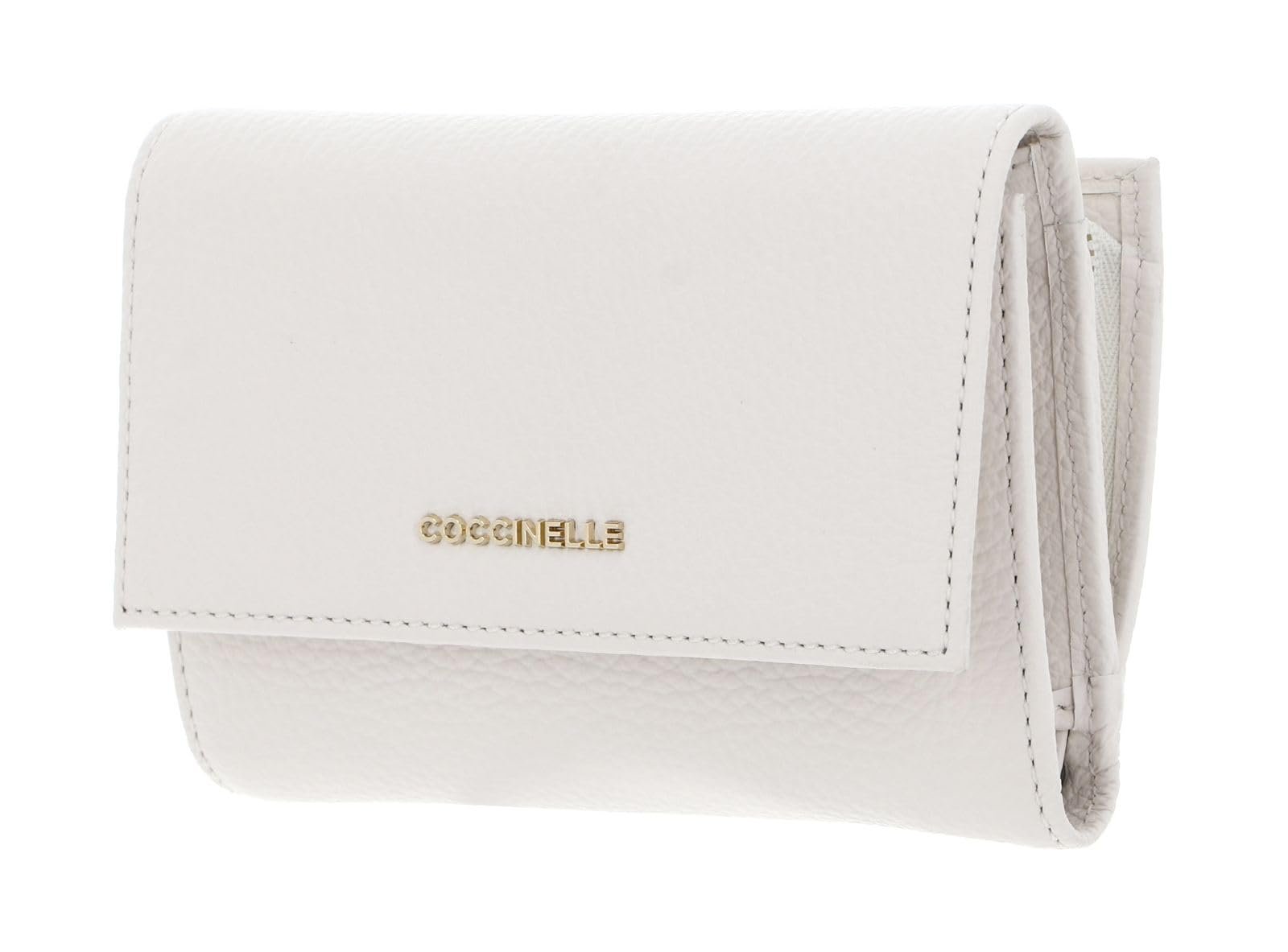 Гаманець Coccinelle Metallic Soft Grainy Leather білий, фото №1