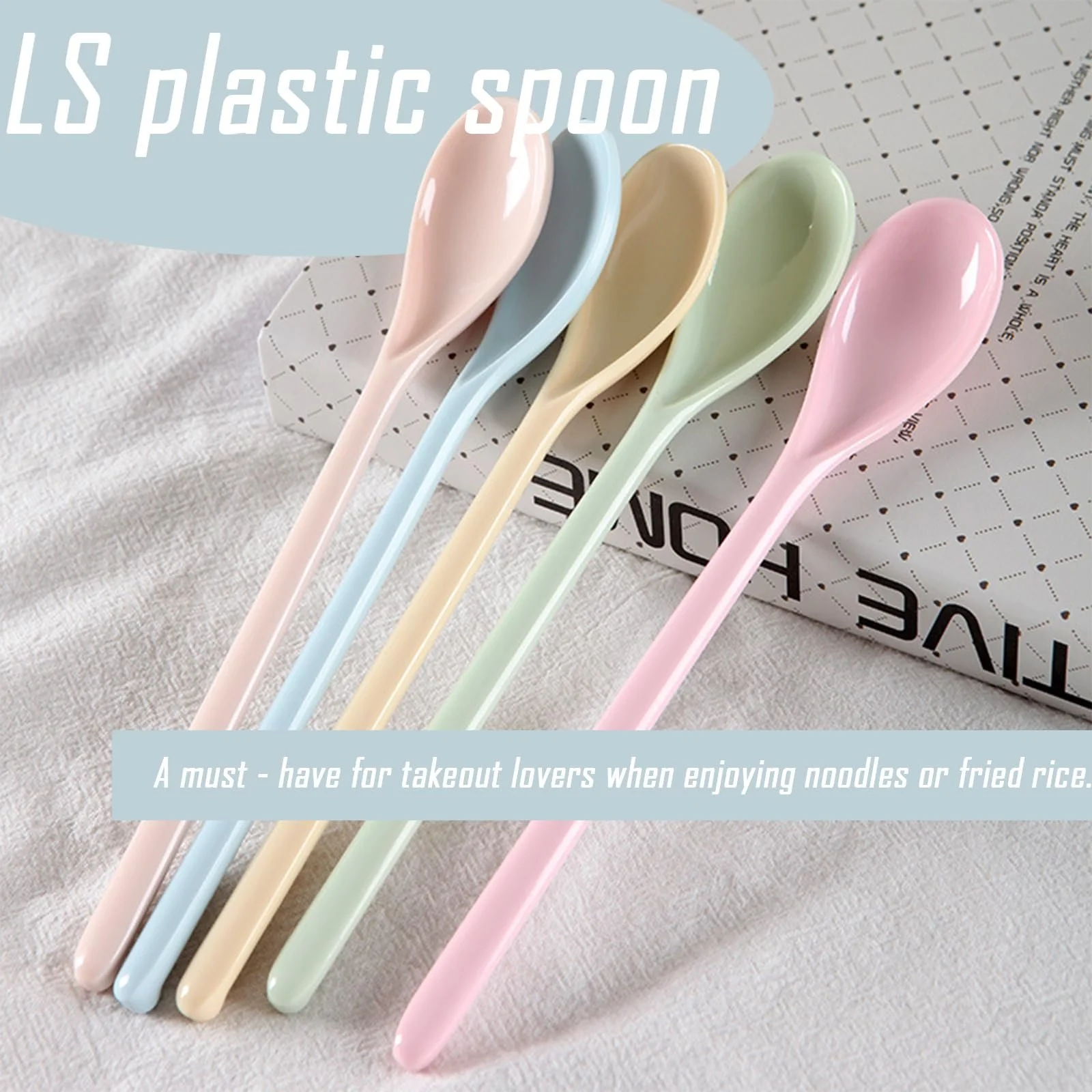 Набір пластикових ложок 5 шт., фото №4
