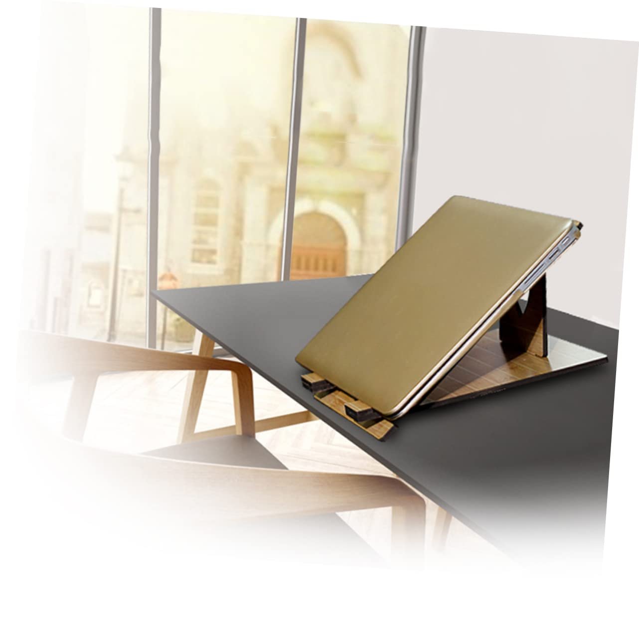 Подставка для ноутбука TEHAUX Портативная Деревянная, фото №6