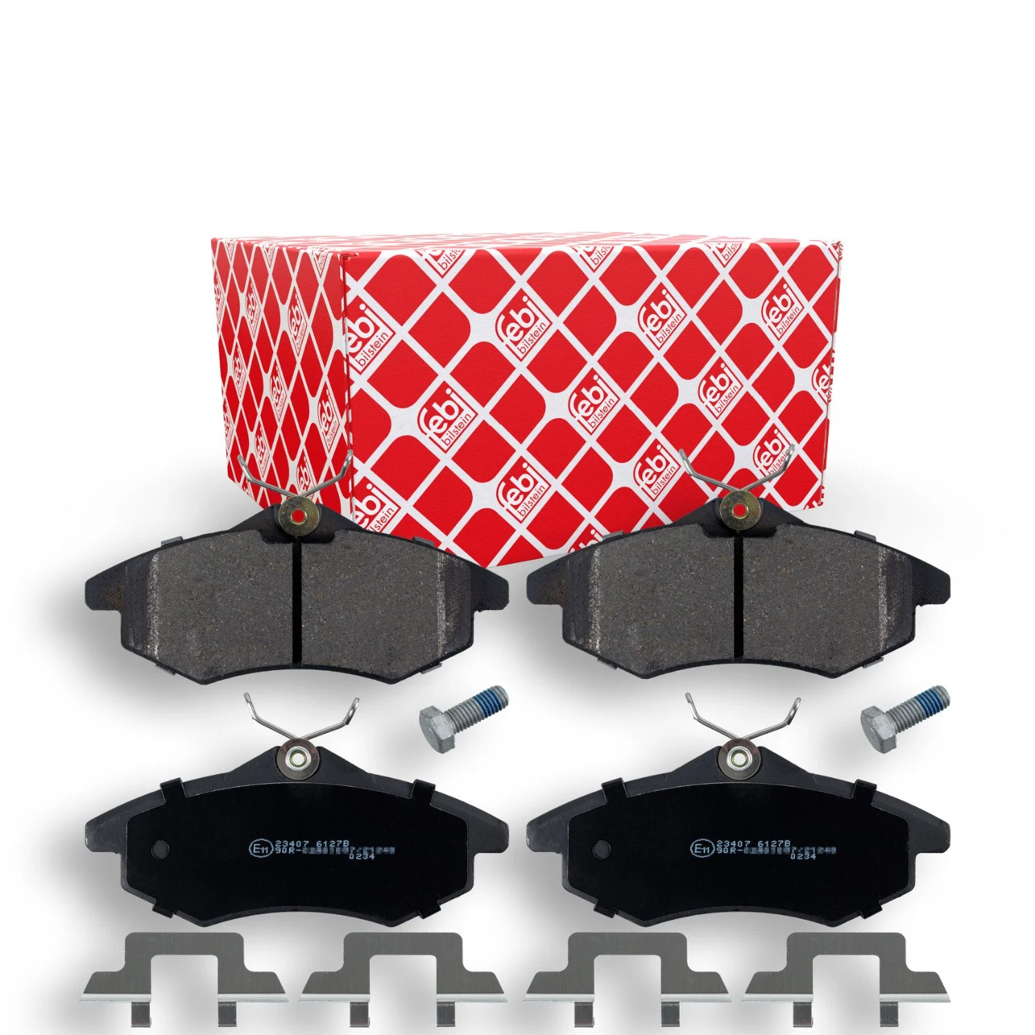 Комплект тормозных колодок дискового тормоза FEBI BILSTEIN 16590 передний мост для CITROËN, фото №1