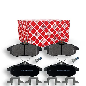 Комплект гальмівних колодок дискового гальма FEBI BILSTEIN 16590 передній міст для CITROËN - Фото 1