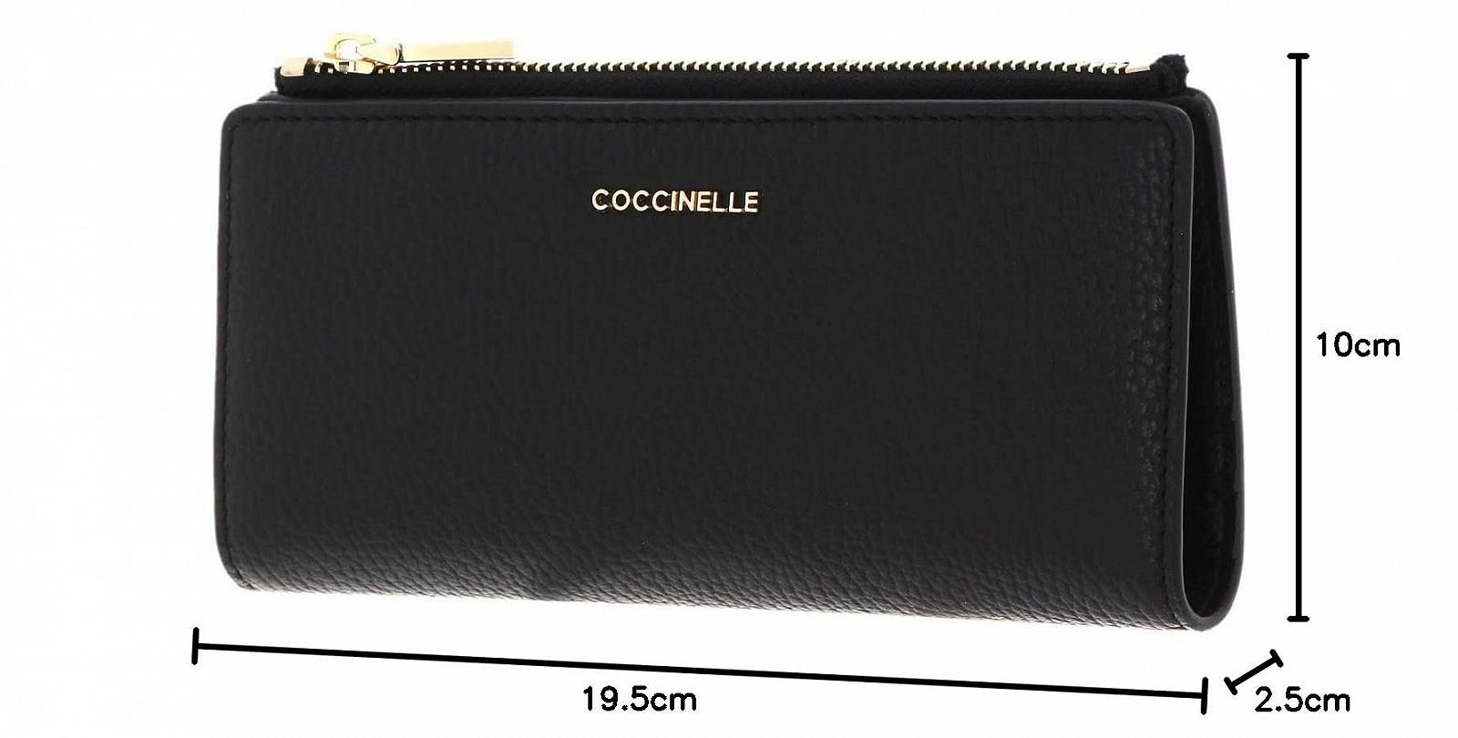 Кошелек Coccinelle Metallic Soft Кожа Grained Черный, черный, Modern, фото №5
