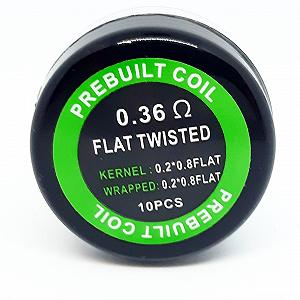 Набор спиралей для Бака PREBUILT Coil Flat Twisted Kanthal 0.36 ohm