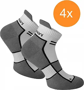 Шкарпетки для бігу Normani Sneaker з махровою підошвою та функцією підтримки synthetic.ua - Фото 1