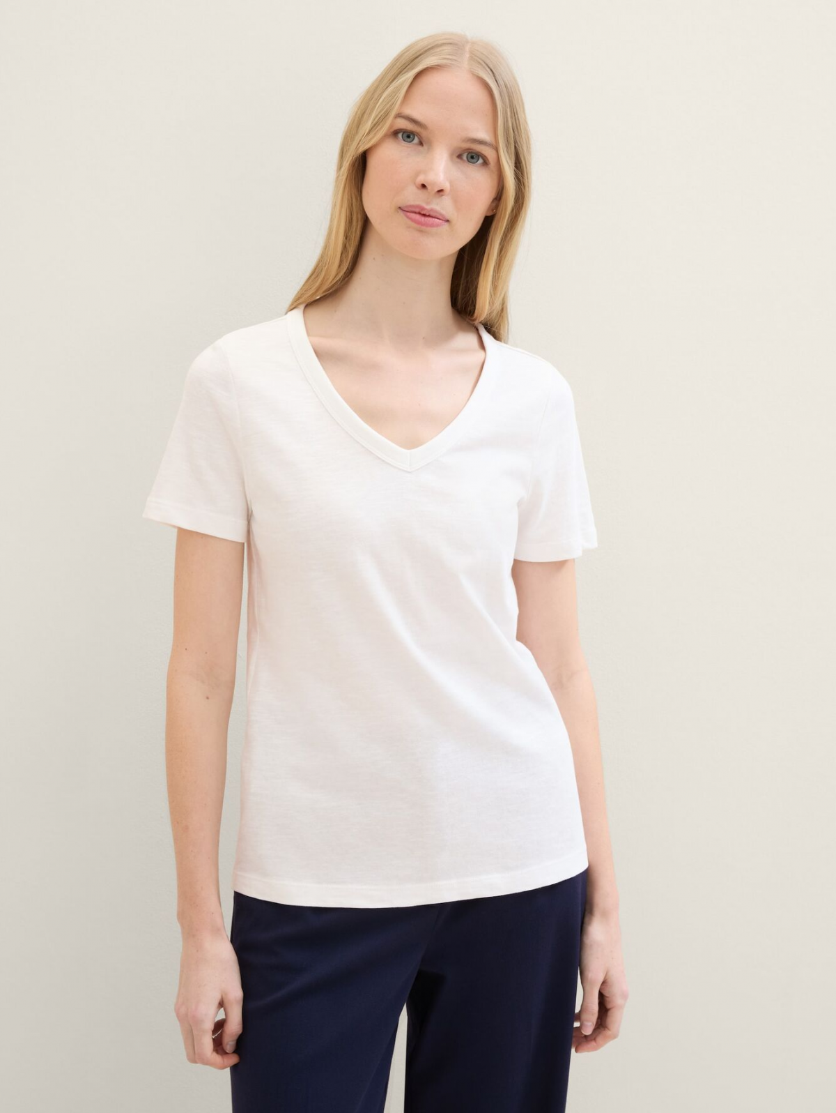 Футболка Tom Tailor Organic cotton 1041533ХХ10315 Белый S, фото №1