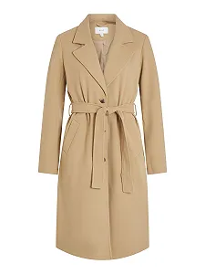 Тренчкот Vila Vipoko Женское пальто с поясом Noos synthetic.ua - Фото 1