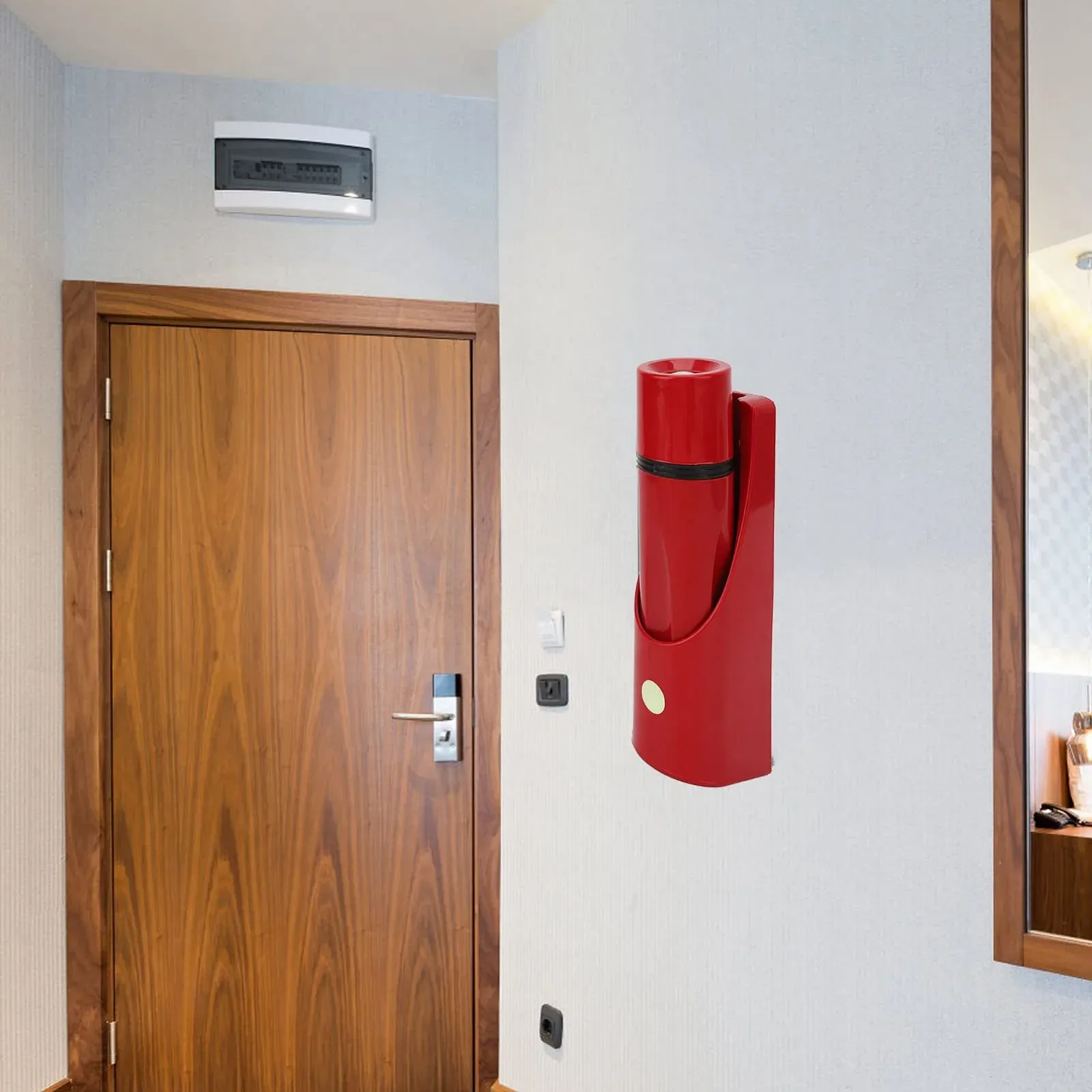 Ручний світлодіодний ліхтарик TOPINCN Аварійний, висока яскравість, легкий, з базою та гвинтом для дому, готелю, коридору, складу, Червоний, фото №8 Ручний світлодіодний ліхтарик TOPINCN Аварійний, висока яскравість, легкий, з базою та гвинтом для дому, готелю, коридору, складу, Червоний, фото №8