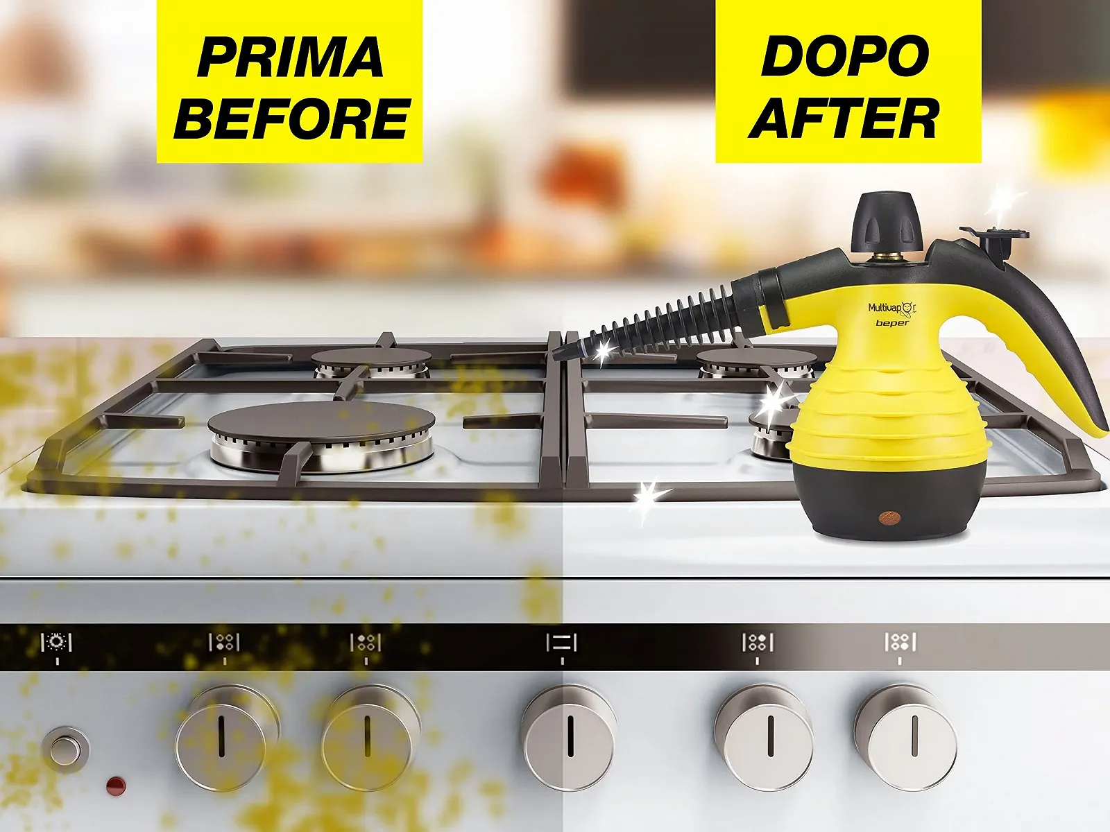 Пароочисник Beper 1050 W 350 мл 9 аксесуарів, фото №6 Пароочисник Beper 1050 W 350 мл 9 аксесуарів, фото №6