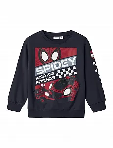 Толстовка NAME IT Nmmjo Spider Nreg Sweat Unb Mar для хлопчиків - Фото 1