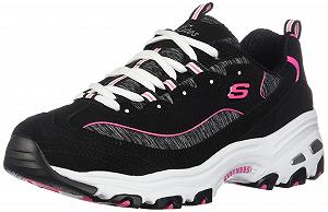 Кросівки жіночі Skechers D'Lites Extreme 11422 BKW - Фото 1