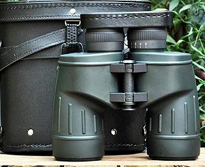 Бінокль wasserdichtes Fernglas 10×50 нічне бачення великий діаметр з телескопом зі шкіряним чохлом з легованого металу - Фото 1