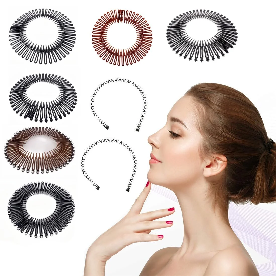 Обруч для волосся еластичний, фото №1 Обруч для волосся еластичний, фото №1