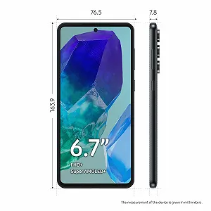 Смартфон Samsung Galaxy M55 5G 8/256 ГБ 50 Мп 5000 мАч Snapdragon 7 Gen 1 Super AMOLED+ Denim Black synthetic.ua - Фото 1