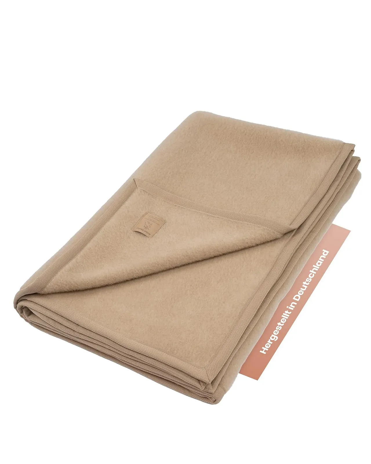 Покривало Ritter Decken Cashmera Кашемір, 150 x 200 см, кремовий, зроблено в Німеччині, фото №1