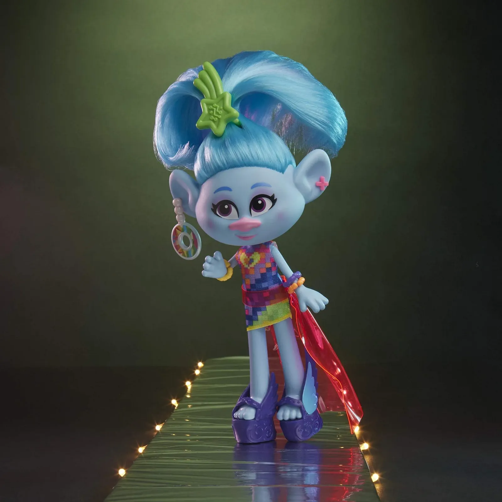 Кукла Hasbro Trolls DreamWorks Trolls Glamour Silk Модная кукла с платьем и обувью, фото №8