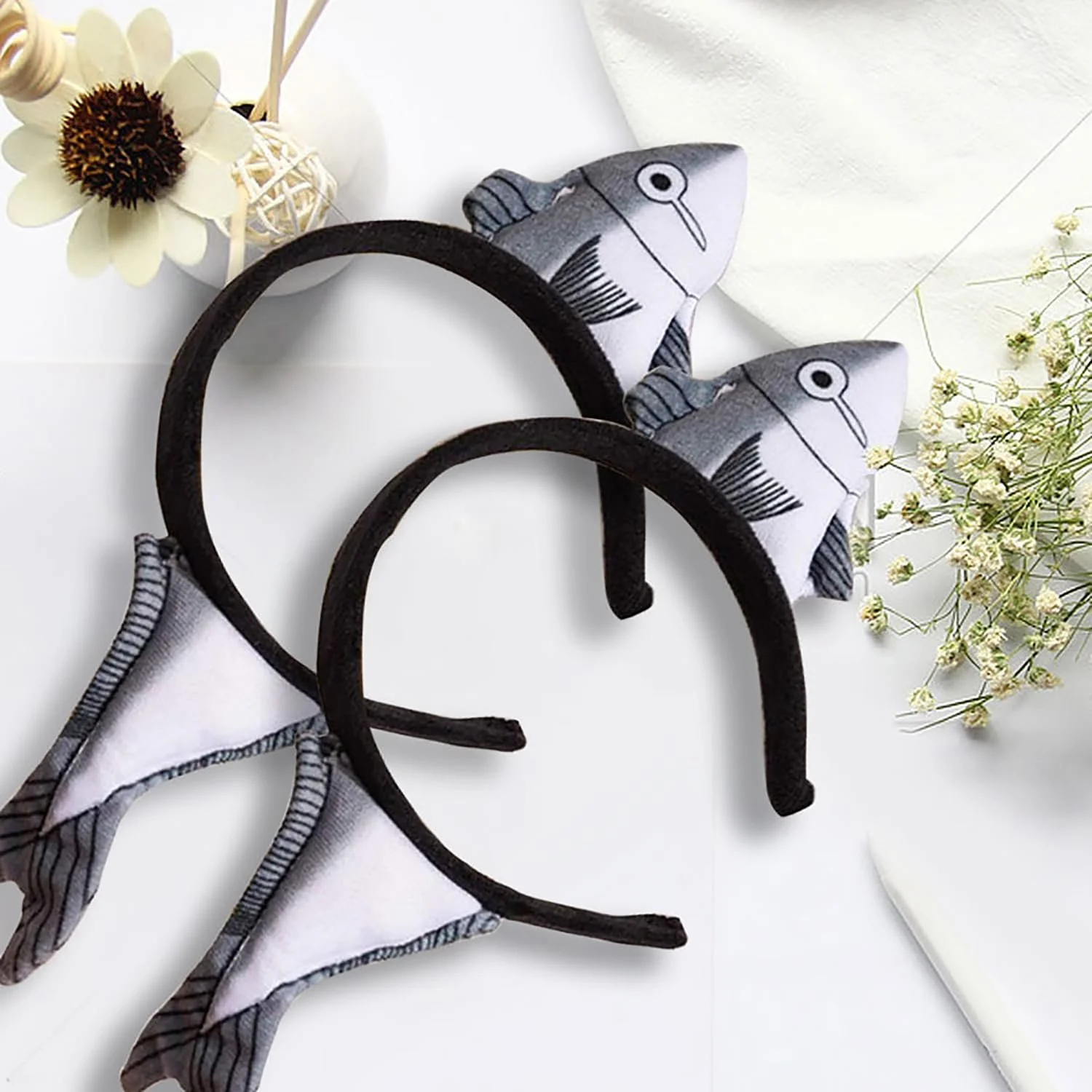 Обруч на голову Плюшевая рыба 2 шт, фото №4