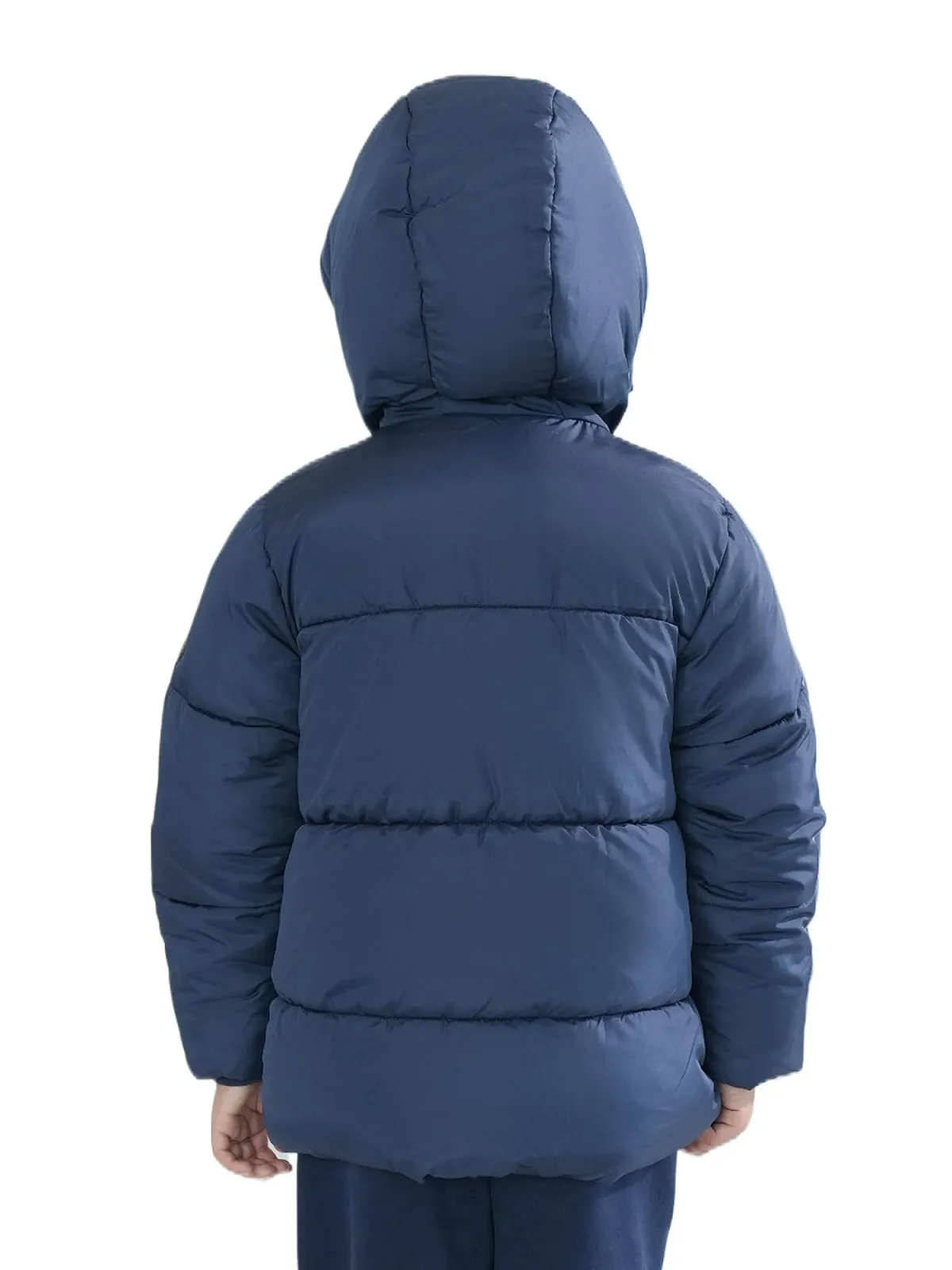 Зимова куртка з капюшоном для хлопчиків Sunny Sprout, утеплена пуховик з вітрозахисними рукавами для малюків, фото №3 Зимова куртка з капюшоном для хлопчиків Sunny Sprout, утеплена пуховик з вітрозахисними рукавами для малюків, фото №3