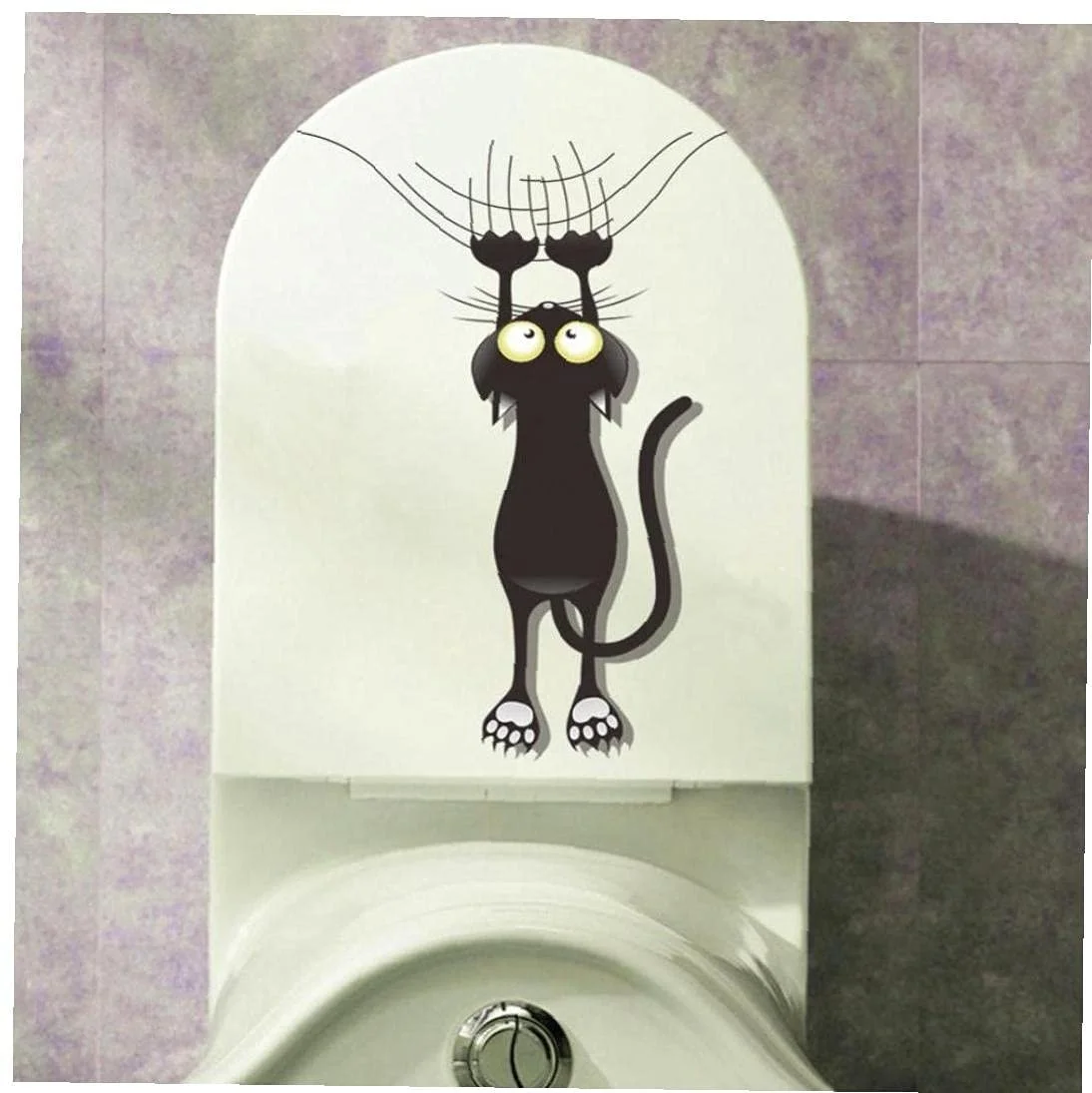 Наклейки на стіну Black Cat DIY самоклеючі Чорні, фото №6