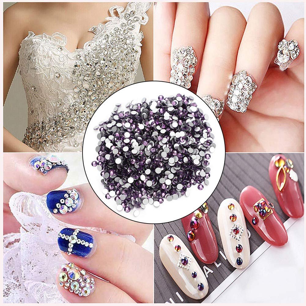 Кришталь для нігтів 1440 шт. Стрази круглі з плоскою задньою частиною Скляні камені, фото №5 Кришталь для нігтів 1440 шт. Стрази круглі з плоскою задньою частиною Скляні камені, фото №5
