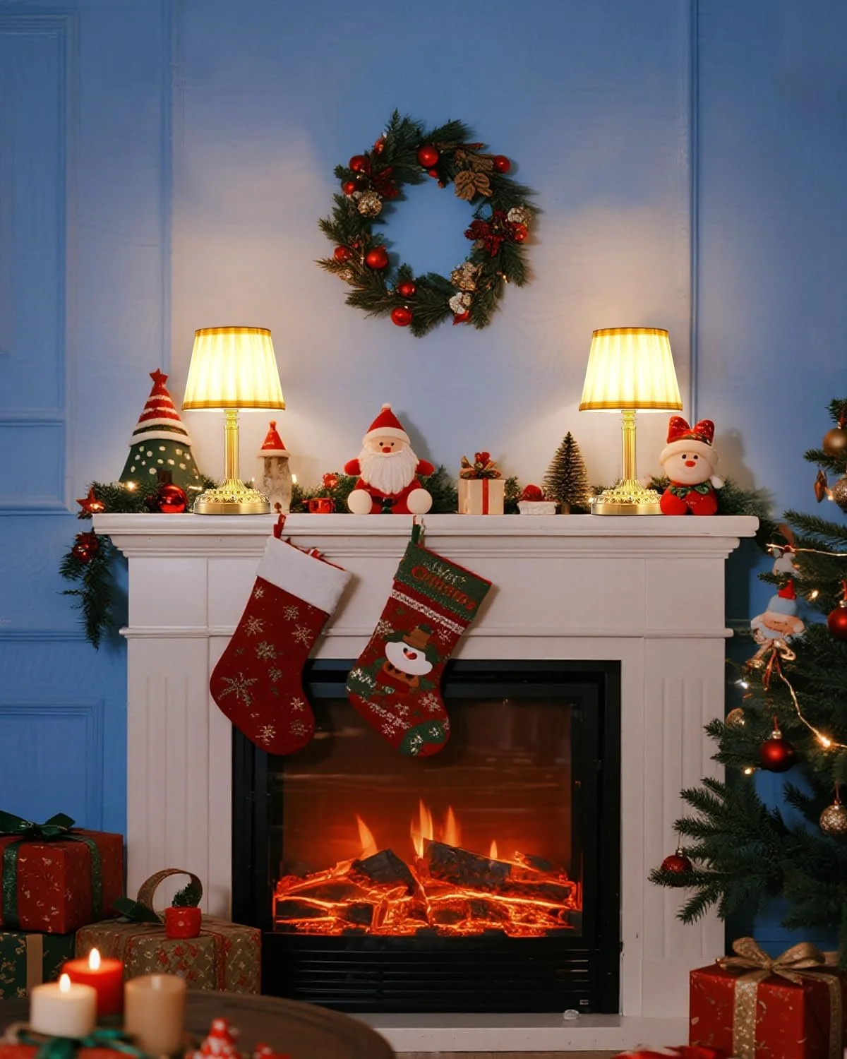 Настільна лампа Rechargeable Wireless 5200 mAh Small Battery Portable Dimmable Touch 2 шт., фото №8