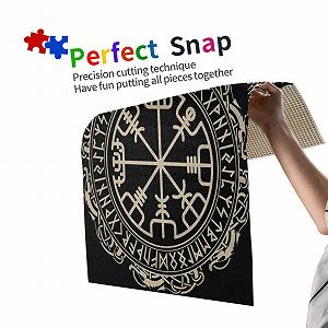 Пазл Кельтский магический компас рун Викингов 1000 элементов Черный цена на synthetic.ua - Фото 1 Пазл Кельтский магический компас рун Викингов 1000 элементов Черный synthetic.ua - Фото 1