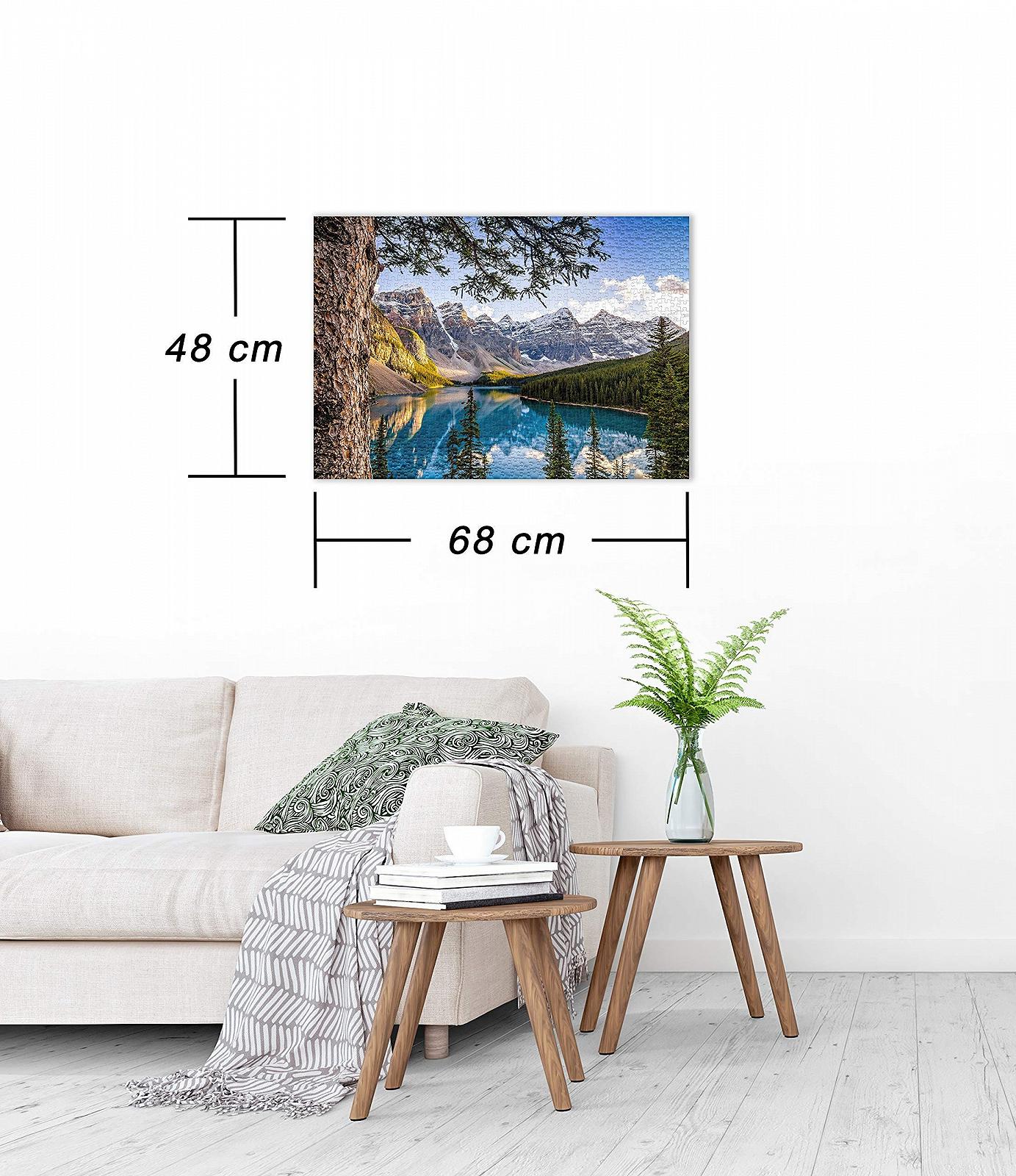 Пазл Ulmer Puzzleschmiede Classic 1000 элементов North America Moraine Lake 68 x 48 см, фото №3