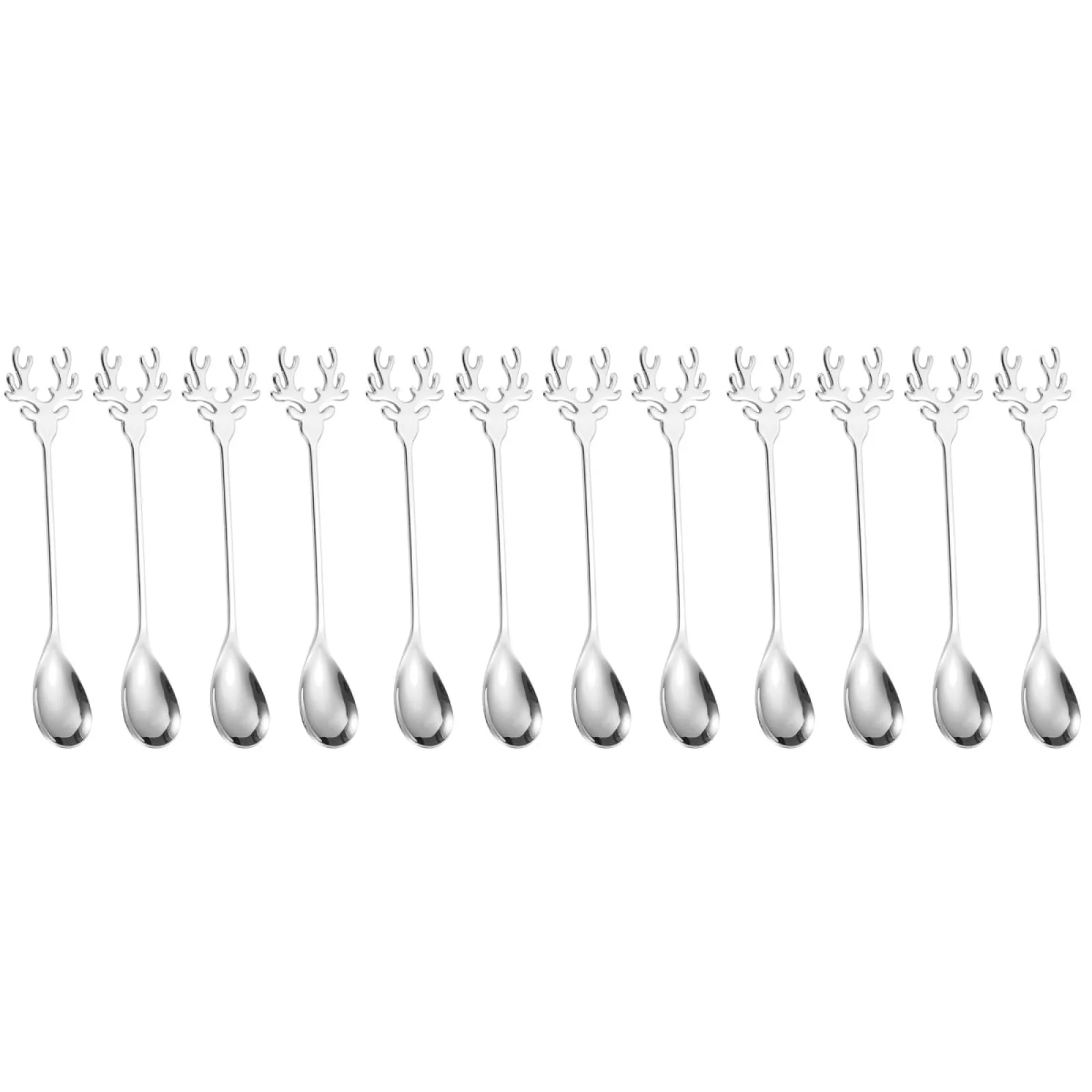 Ложка BESTonZON Олень Мультяшний 12 шт. Нержавіюча сталь, фото №9