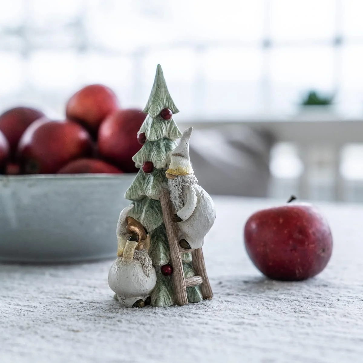 Рождественский гном Nääsgränsgården Ruth Vetter Санта Svante и Dante, высота 15,5 см, с елкой, фото №2 Рождественский гном Nääsgränsgården Ruth Vetter Санта Svante и Dante, высота 15,5 см, с елкой, фото №2