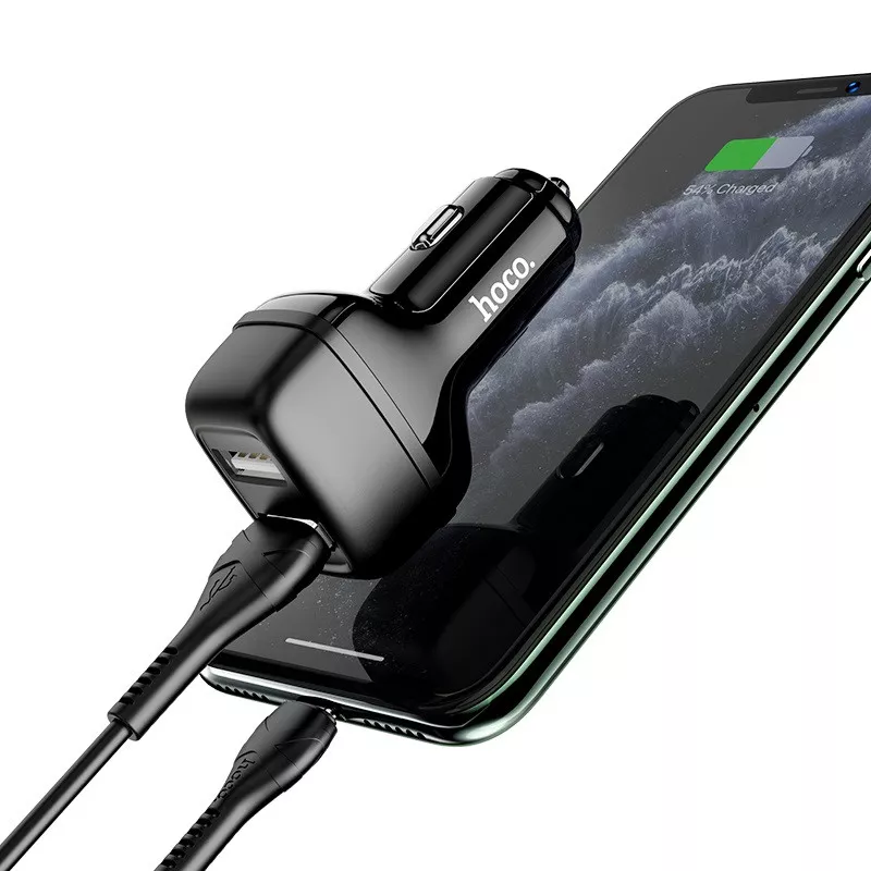 АЗУ Hoco Z36 (2USB/2.4A) MicroUSB, фото №5