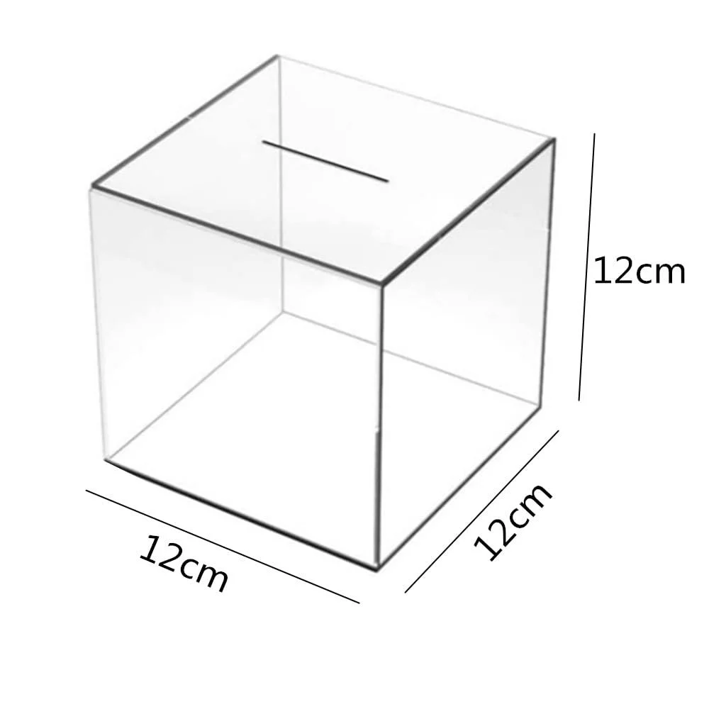 Скарбничка акрилова прозора невідкривна, фото №5
