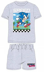 Піжама Sonic The Hedgehog для хлопчиків, футболка, короткі штани - Фото 1