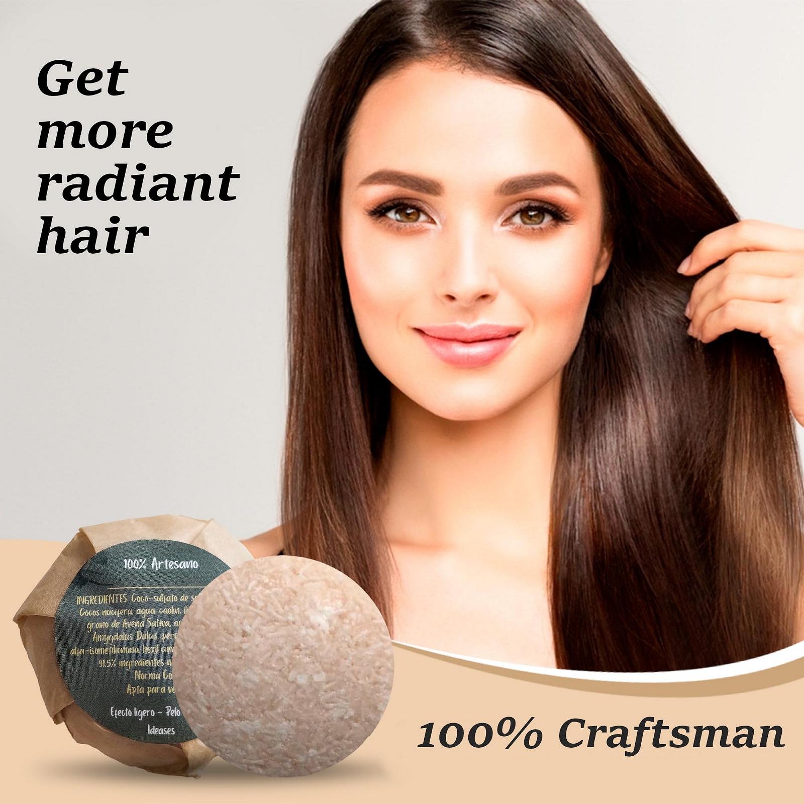 Ручний Твердий Шампунь для кучерявого волосся, фото №2 Ручний Твердий Шампунь для кучерявого волосся, фото №2