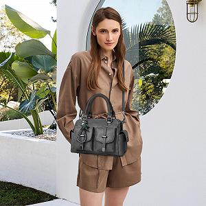 Сумка С Ручками DORRISO Vintage Элегантная Искусственная Кожа Несколько Карманов Серый цена на synthetic.ua - Фото 1 Сумка С Ручками DORRISO Vintage Элегантная Искусственная Кожа Несколько Карманов Серый synthetic.ua - Фото 1