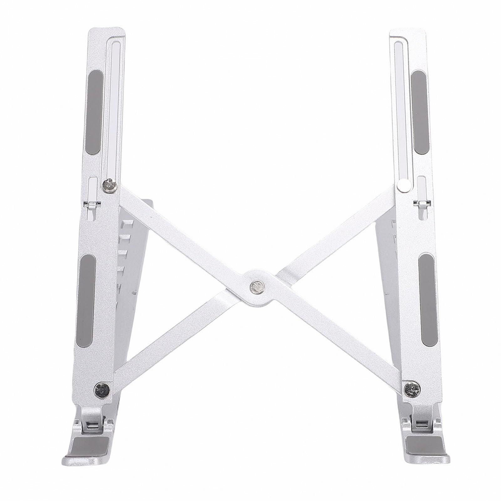 Подставка для ноутбука складная, с регулировкой высоты, эргономичная, портативная подставка для компьютера для стола, изготовлена из алюминиевого сплава для OS X Air Pro, фото №4