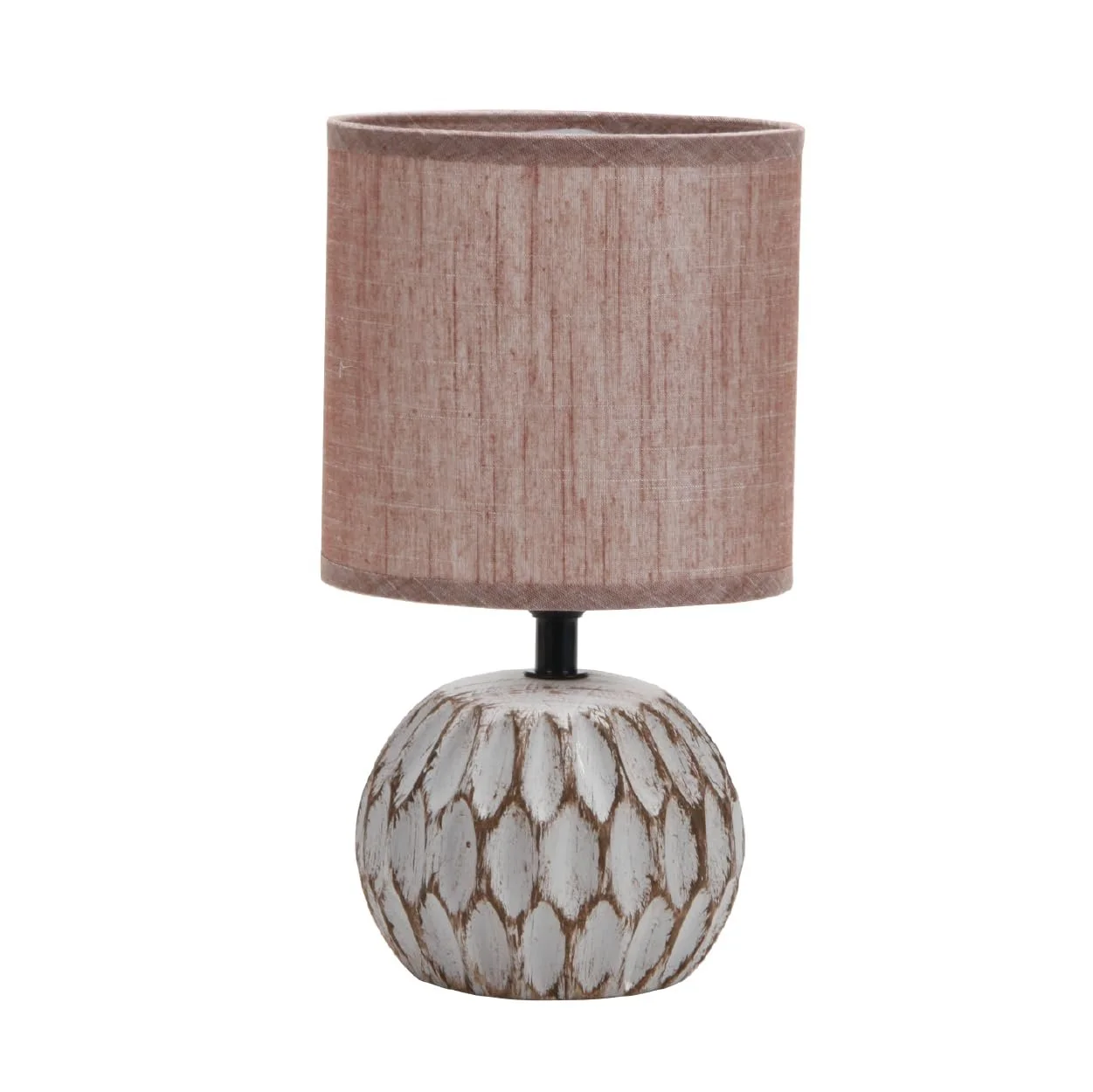 Настільна лампа Luxus Oslo H 26 x Діаметр 14 E14 Кераміка Червоний, фото №1