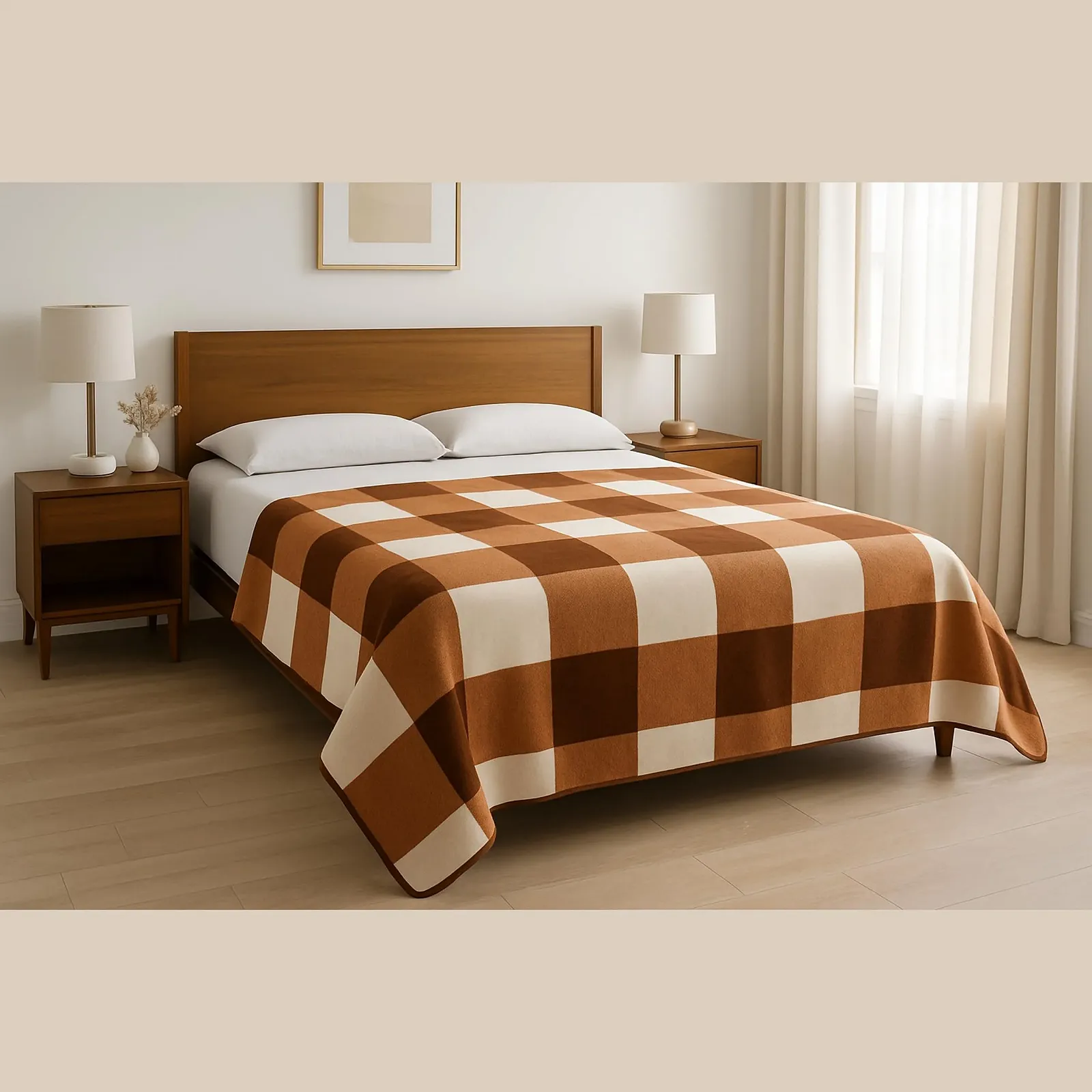 Покривало Tommy Lion Вовна альпаки, 152 x 203 см, ручна робота, гіпоалергенна, фото №2