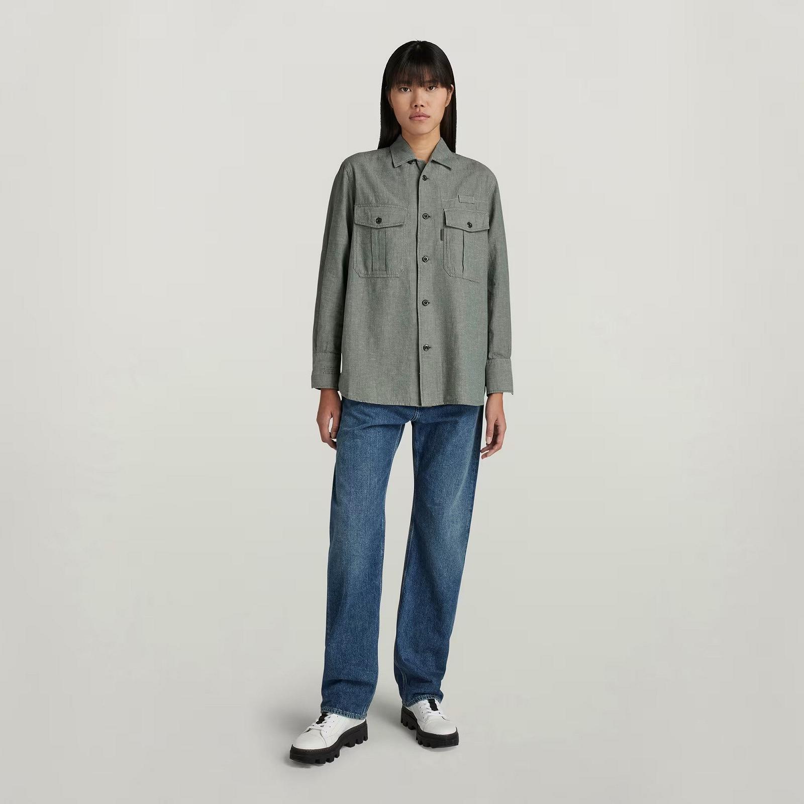 Женская рубашка G-Star RAW Officer Boyfriend Shirt - L, фото №6 Женская рубашка G-Star RAW Officer Boyfriend Shirt - L, фото №6