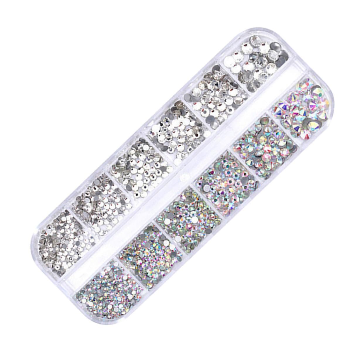 Стрази Плоскі MAGICLULU Набір 12 Растрів 350 шт Багатоколірні, фото №8