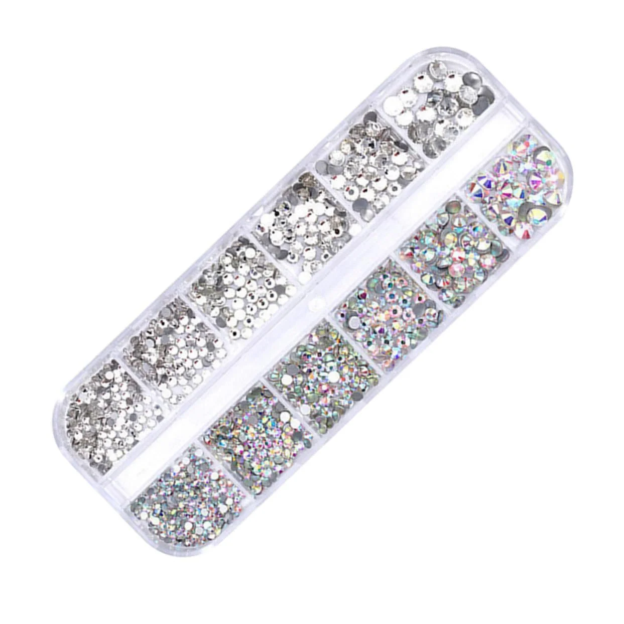 Стразы Плоские Healeved Прозрачные 2 шт., фото №6