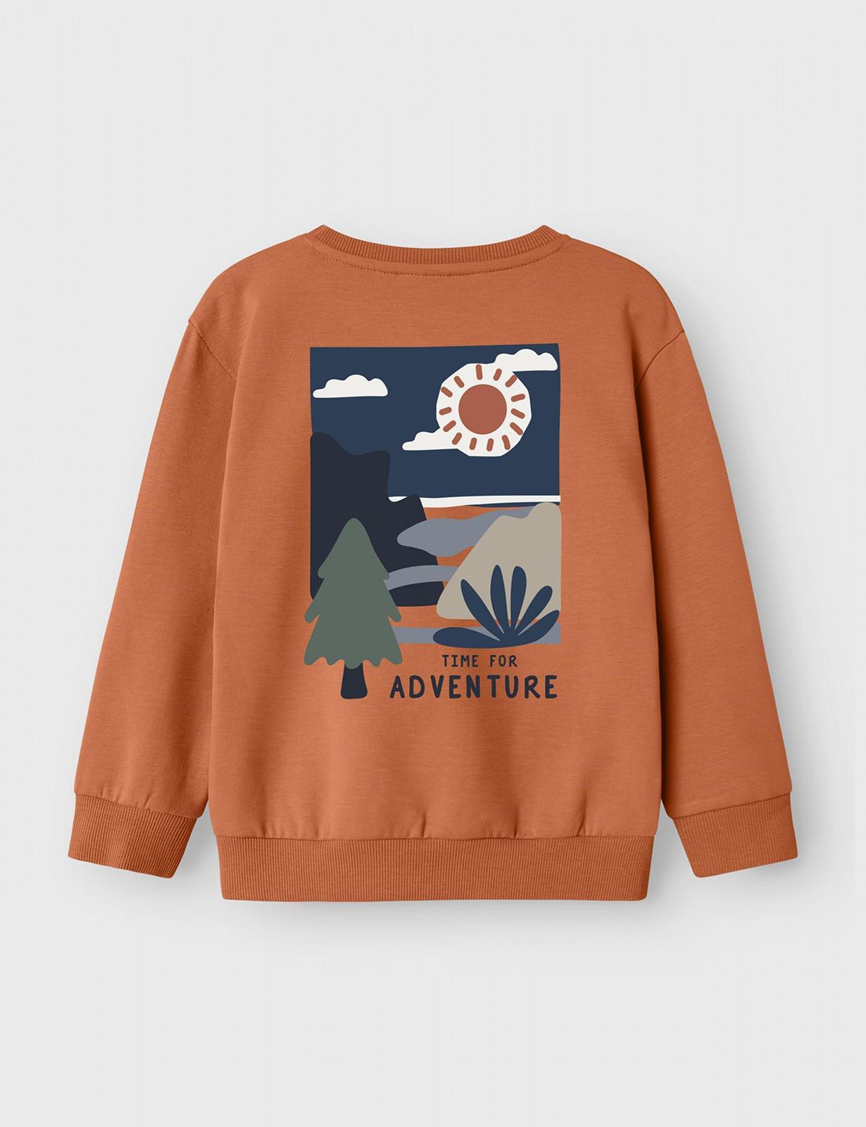 Толстовка NAME IT Nmmoran LS Nreg Sweat Bru Box, фото №2