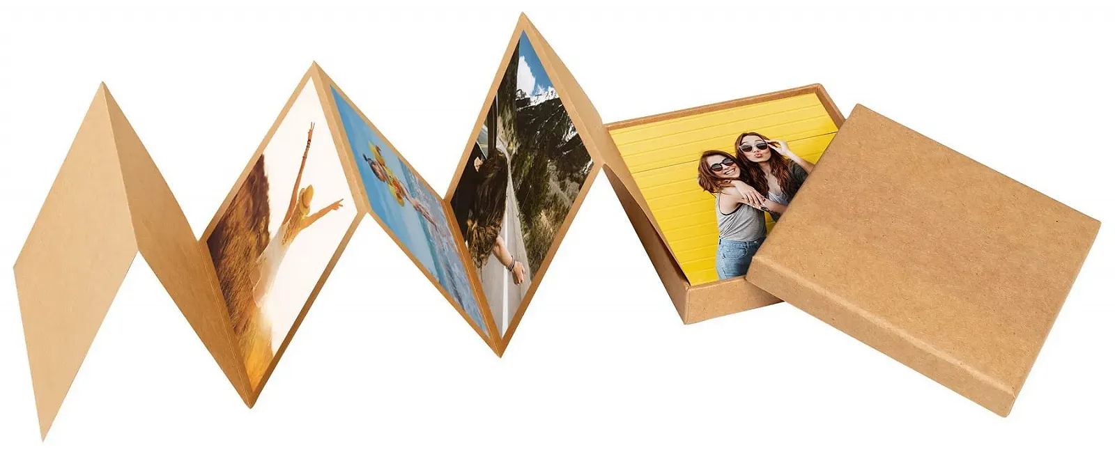 Фотобокс-лепорелло walther design DIY AND CREATE FB-099-P, коричневый, 10 x 10 см, фото №2 Фотобокс-лепорелло walther design DIY AND CREATE FB-099-P, коричневый, 10 x 10 см, фото №2