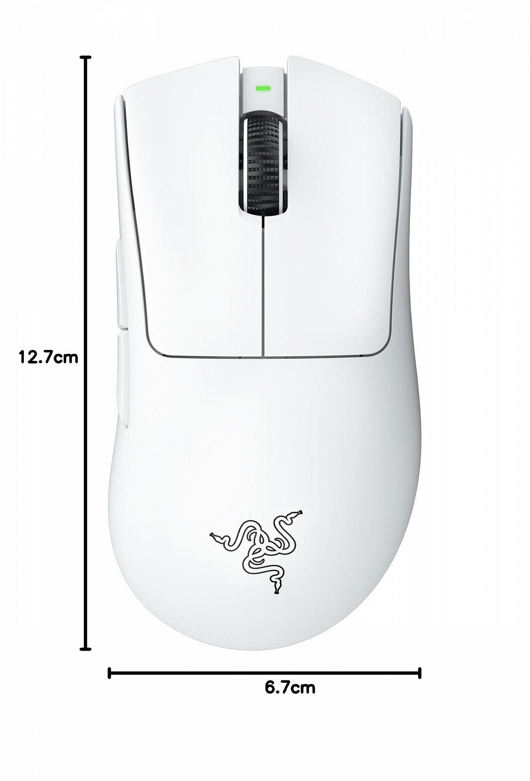 Мышь Razer DeathAdder V3 Pro Беспроводная Эргономичная Esports 64 г, Focus Pro 30K Optical Sensor, Mouse Switch Gen-3, HyperSpeed Wireless, белая, фото №9