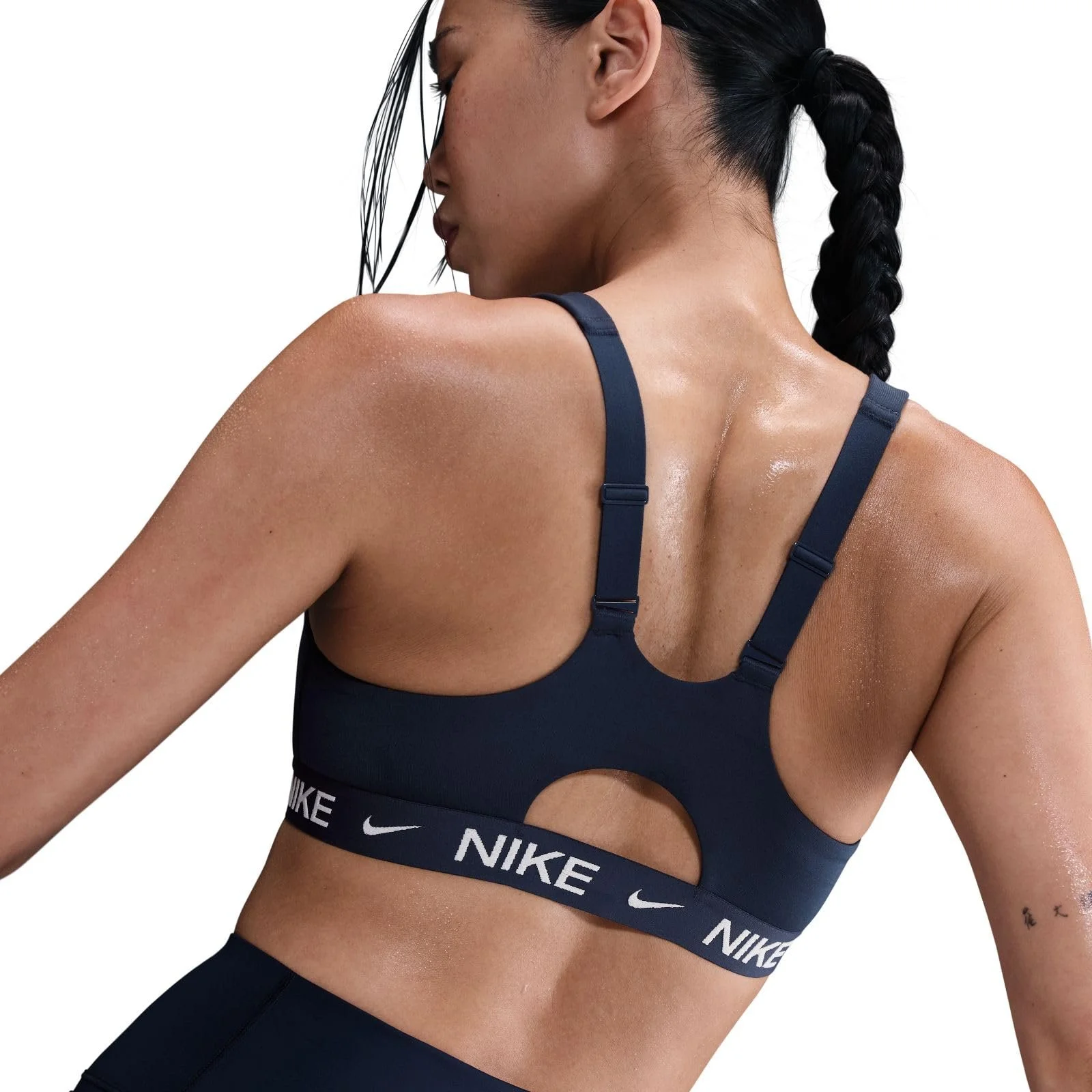 Спортивний бюстгальтер Nike Indy HQ2751 з ущільненими чашками та блискавкою спереду, фото №4 Спортивний бюстгальтер Nike Indy HQ2751 з ущільненими чашками та блискавкою спереду, фото №4