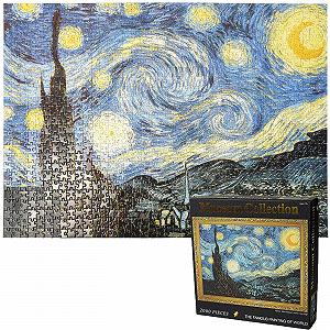 Пазл Starry Night Vincent Van Gogh 2000 элементов 100 x 70 см - Фото 1
