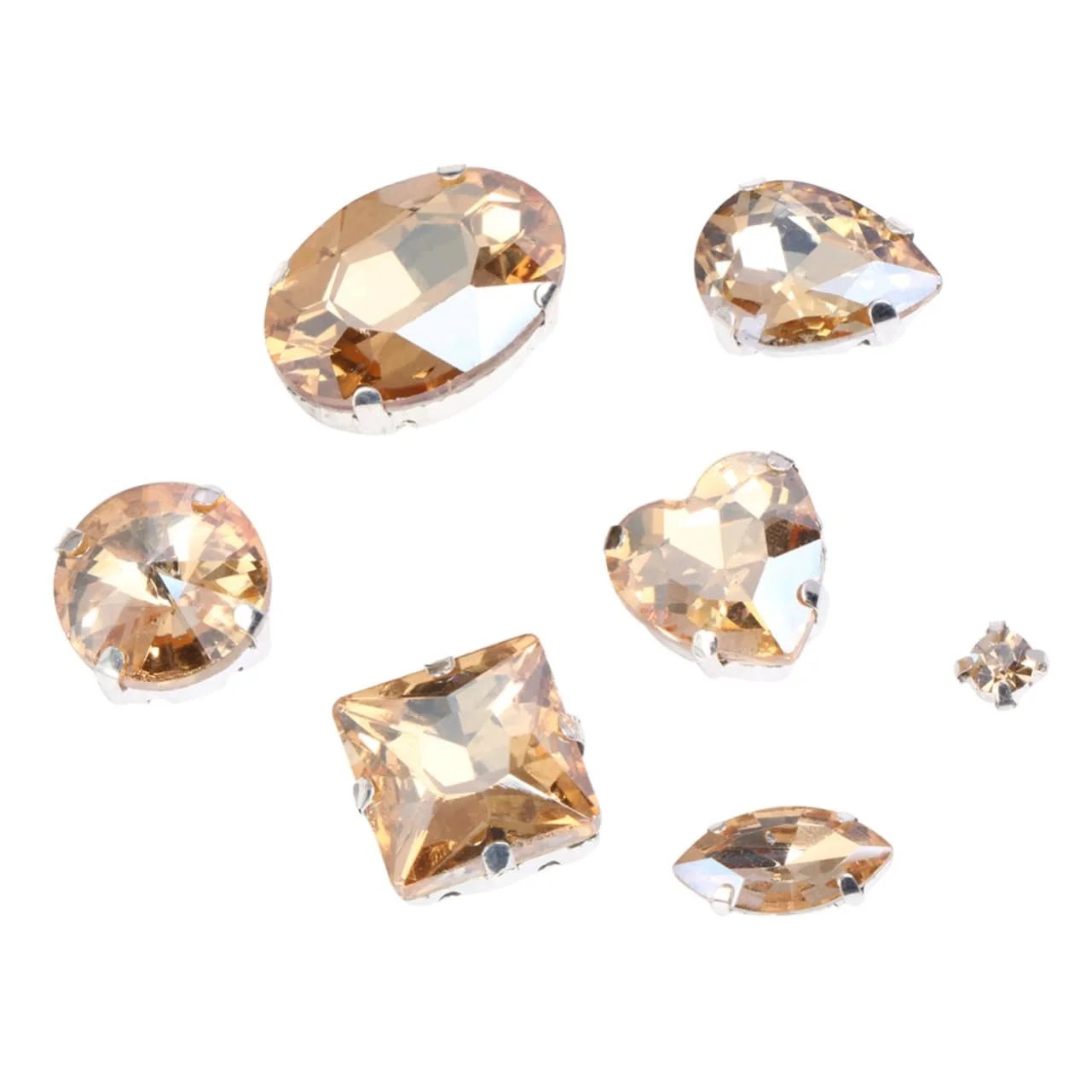 Стразы Хрустальные Lurrose 100 шт Капля, фото №4