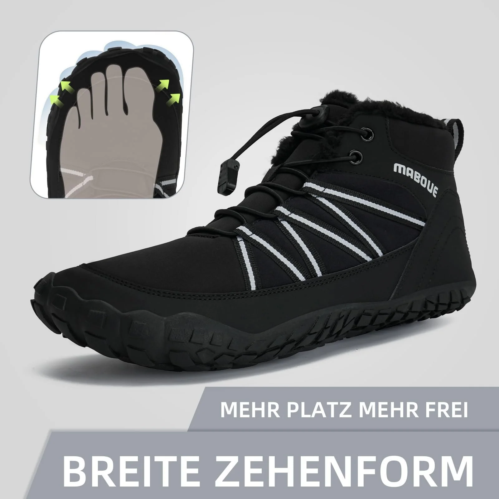 Черевики Mabove Barefoot Зимові Для чоловіків З утепленням, фото №3