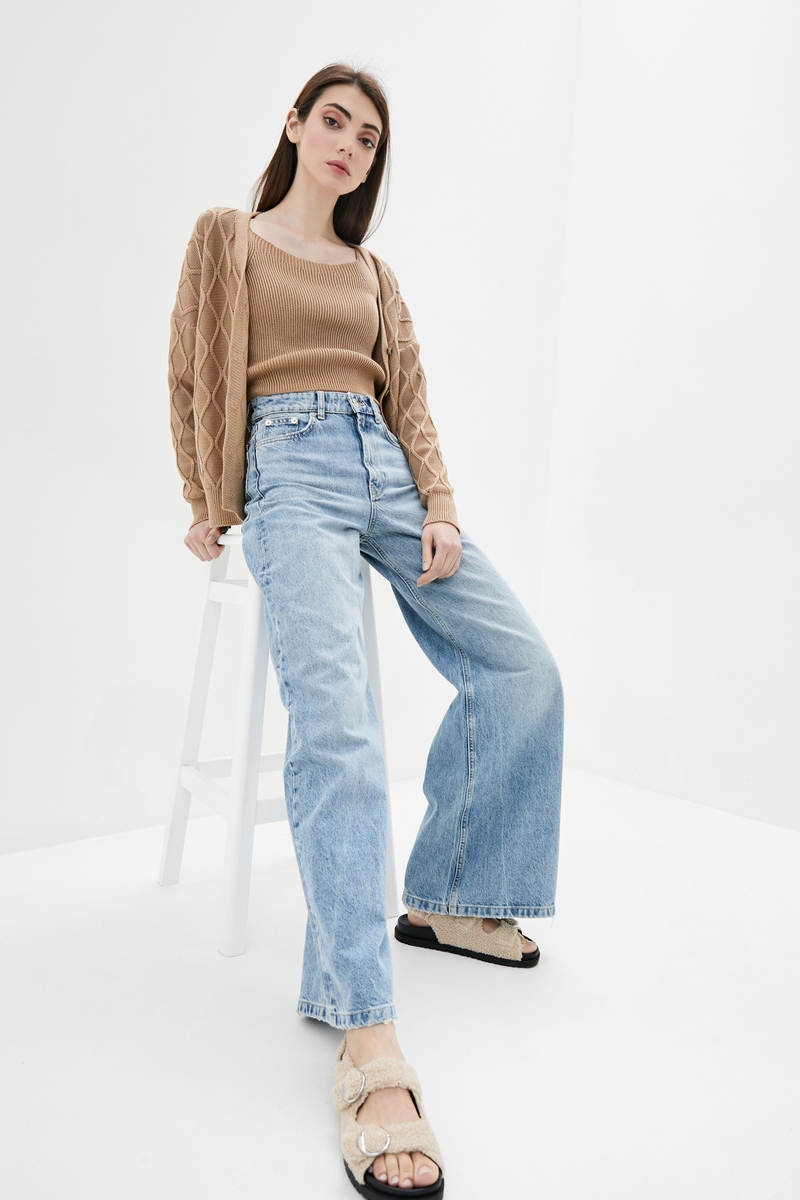 Твинсет Sewel SC836 42-44 Светло-коричневый SC836620000, фото №2