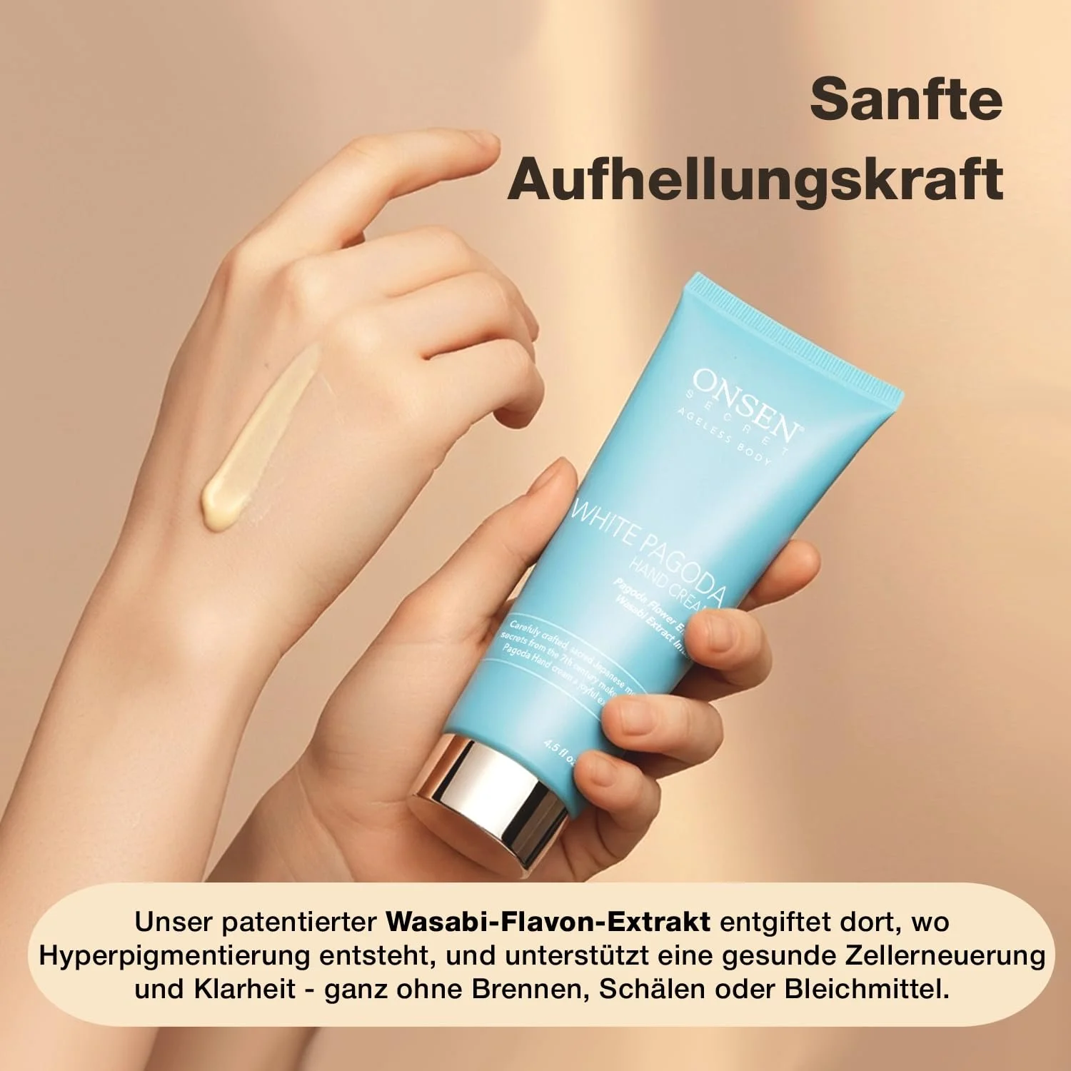 Лосьйон для рук Onsen Anti Ageing Shea, Зволожувач для сухої та потрісканої шкіри рук, 135 мл, фото №4