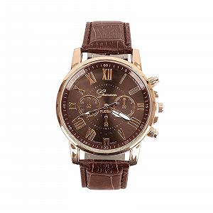 Женские аналоговые кварцевые часы Generisch с кожаным ремешком - Фото 1